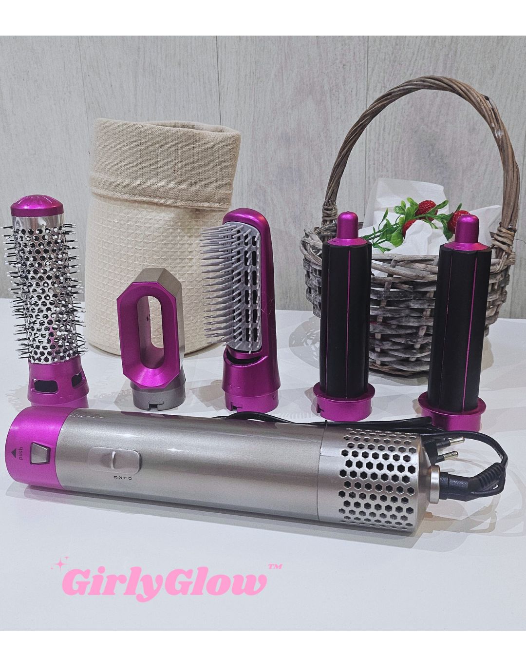 Cepillo secador 5 en 1 (1000w de potencia)